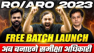 UPPSC RO  ARO FREE Batch Launch  UPPSC RO ARO 2023 Notification  UPPSC Wallah [upl. by Nho157]