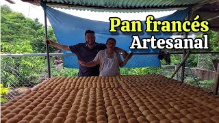 Pan francés artesanal paso a paso en horno de leña [upl. by Arjan]