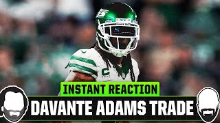 Davante Adams TRADED to the NY Jets  Instant Reaction [upl. by Oiretule443]