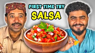 Tribal People Try Mexican Salsa For The First Time [upl. by Hadnama]