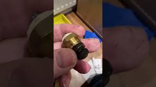 Why Do Thermostatic Valves Fail  Leaking Radiator Valve plumber plumbing tiktok allenhart [upl. by Mihar]