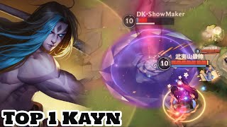 Wild Rift Kayn  Top 1 Kayn Gameplay Rank Challenger [upl. by Gavriella]