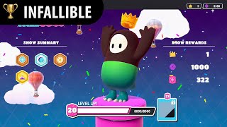 Fall Guys  Infallible Trophy Best Tips amp How To Win in Fall Guys Ultimate Knockout [upl. by Naicul]