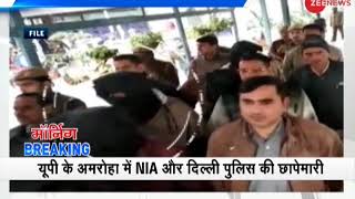 NIA conducts fresh raids in Delhi Amroha 5 suspects arrested [upl. by Benis82]