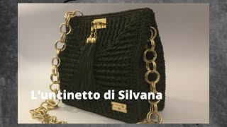 Tutorial Borsa alluncinetto facile Square Bag  Luncinetto di Silvana [upl. by Wileen728]