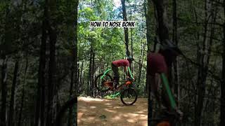 How to nose bonk mtb mtblife mountainbike gopro [upl. by Asinla108]