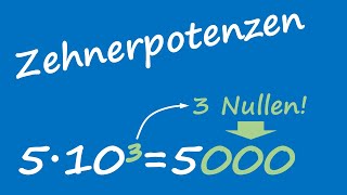 Zehnerpotenzen  Mathe 5 Klasse  Gymnasium Bayern [upl. by Aihsatsan653]