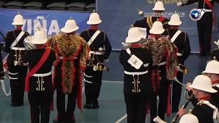 The band of HM Royal Marines in Chilean Military Tattoo 2018 Preview [upl. by Yrrac43]