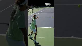 Forehand Compilation  Alexander Zverev Slow Motion Back View 2 Shorts [upl. by Elbertina]