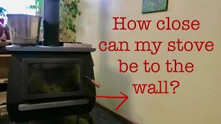 How close can my wood stove be to the wall [upl. by Pelagi]