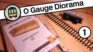 1  Baseboard Building  O Gauge Diorama [upl. by Lazaruk]