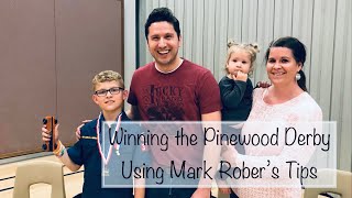 Winning the Pinewood Derby Using Mark Rober Tips [upl. by Meuser586]