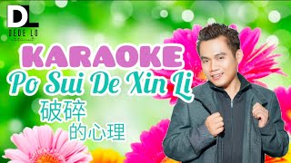 KARAOKE PO SUI DE XING LI 破碎的心理 Dede Loo [upl. by Jari389]