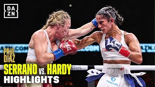 AMANDA SERRANO VS HEATHER HARDY Fight Highlights [upl. by Odlaumor]