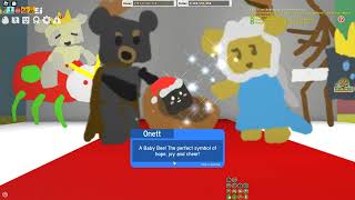 Finishing Onetts Beesmas Quest Roblox Bee Swarm Simulator [upl. by Kean630]