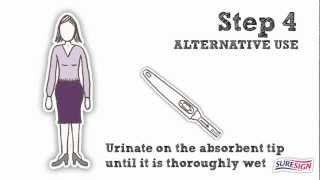 Pregnancy Test Instructions  Suresign Home Midstream Pregnancy Test Demo [upl. by Atteuqcaj722]