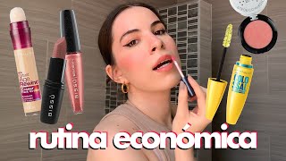 RUTINA DE MAQUILLAJE ECONÓMICO EN 5 MINUTOS Bissu Olé Cosmetics y Maybelline  lefty [upl. by Jaban]