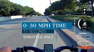 eBike Speed Test 1000 watt Front Hub Motor electric bike [upl. by Einad774]