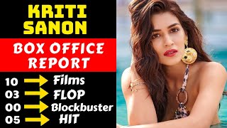 Kriti Sanon Hit And Flop All Movies List With Box Office Collection Analysis [upl. by Ilyse]