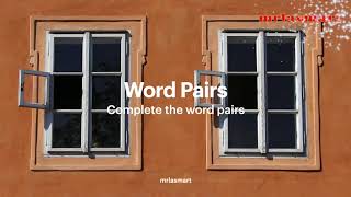 Word Pairs  Complete the Word Pairs  Merryland Academy Digital Classroom [upl. by Brenan]