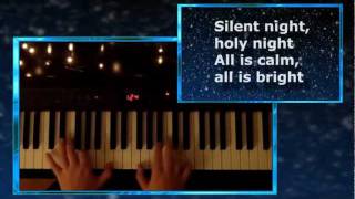 Silent Night Lyrics  Piano [upl. by Hieronymus]