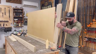 Make Closet Doors at Home  Crazy Easy Remodel Project [upl. by Horst147]