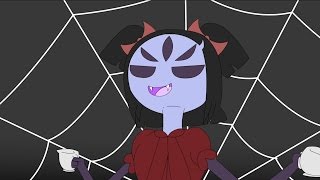 Frisk vs Muffet Undertale Animation [upl. by Enrol]