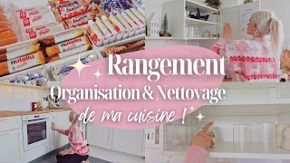 ORGANISATION  RANGEMENT  NETTOYAGE DE MA CUISINE 🫧🧼 Motivation • Ménage • Clean with me [upl. by Ammamaria]