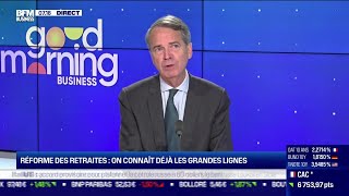 Hubert Mongon Medef  Réforme des retraites on connaît déjà les grandes lignes [upl. by Oneida]