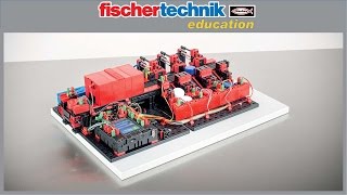 fischertechnik Sorting Line with Color Detection [upl. by Nannoc]