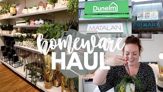 Shop With Me HOMEWARE 🏡 Primark Matalan amp Dunelm • Shopping Vlog amp Home Haul • New Homeowner [upl. by Talyah366]