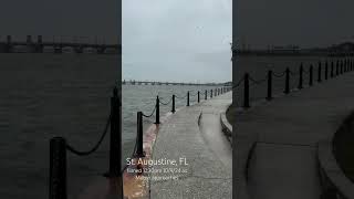 St Augustine FL on 10924 before Hurricane Milton milton staugustine florida [upl. by Borries]