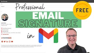 Gmail  Make a Professional Email Signature for FREE [upl. by Hedi]