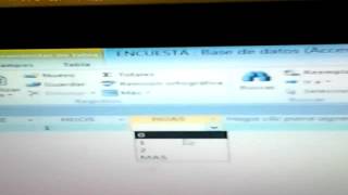Como Crear una Base de Datos quotEncuestaquot en Acces [upl. by Ennaitak]