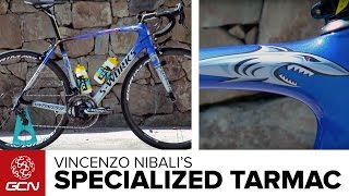 Vincenzo Nibalis Custom Painted Specialized SWorks Tarmac [upl. by Nylecoj70]