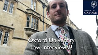 Oxford University Law Interviews [upl. by Sosthenna]