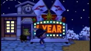 Animal Crossing City Folk  New Years Eve [upl. by Ailssa]