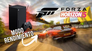 Forza Horizon 5 en Xbox Series X Rendimiento VS Calidad [upl. by Hnamik]