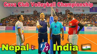 Amazing Match🇮🇳 India Vs Nepal🇳🇵Set  2  Cava Club Championship At Nepal [upl. by Laney]