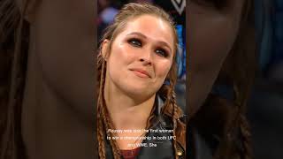 quotTrailblazer Ronda Rouseys Historic WWE Achievementsquot [upl. by Anaitit]