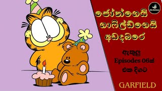 ගාෆිල්ඩ් episodes 06 එක දිගට  Garfield sinhala show Part 3 MrCartoon [upl. by Jeffy]