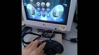 Mega drive controller on saturn noaudio [upl. by Newcomb]