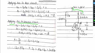 Lect15BJTNumerical on Emitter Bias Circuit [upl. by Hecht152]