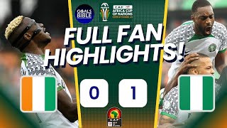 TroostEkong PENALTY COTE DIVOIRE 01 NIGERIA Highlights amp Match Reaction [upl. by Asirap]