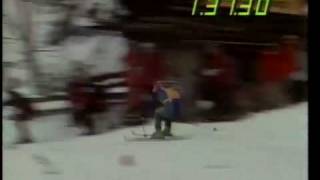 WINNER 1974SKIDownhill WengenSUILauberhornrennenROLAND COLLOMBIN SUI [upl. by Gilford142]