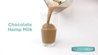 Homemade Hemp Milk 4 Ways  Planet Hemp Recipe [upl. by Nomaid300]