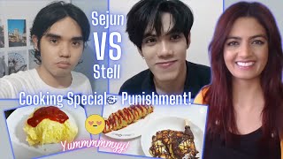 SB19 Cooking Battle Sejun VS Stell Wibbly Wobbly Pancakes Pabs really has a thing for sausages [upl. by Erminia]