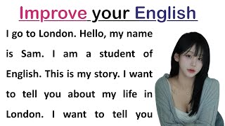 I go to London  Learn English Through Story Level 1  Graded Reader  Improve Your English [upl. by Tilla438]