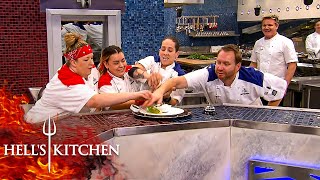 Chefs Fight Over Ingredients amp Black Jackets  Hells Kitchen [upl. by Christiansen237]