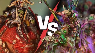 NEW AGE OF SIGMAR Ironjawz vs Skaven  Warhammer AoS Battle Report [upl. by Aubrette314]